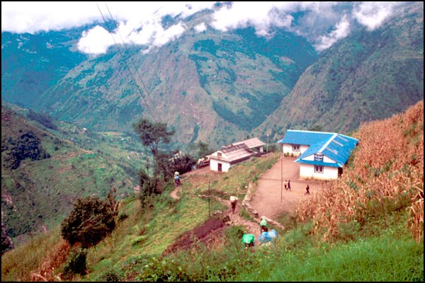 Chhimbu Primary School in 2000
