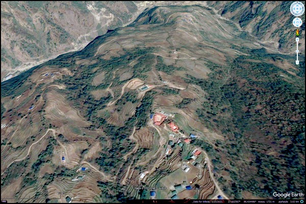 Google Earth Bhakanje Village